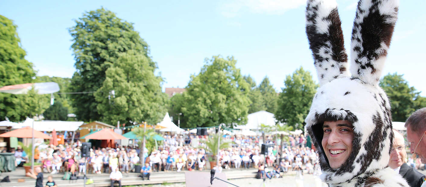 Seehasenfest Maskottchen, der Seehas