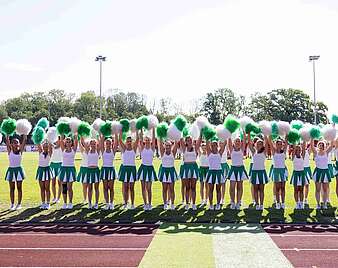 Cheerleader im Stadion